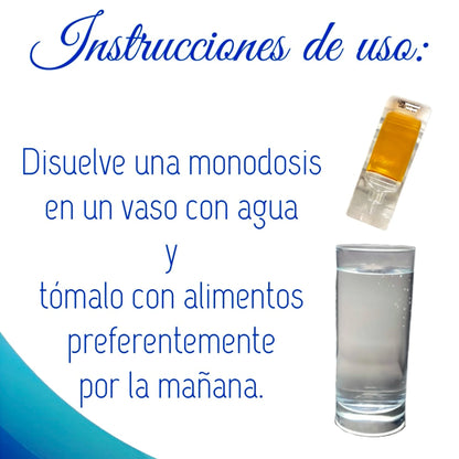 Colágeno Hidrolizado Líquido adicionado con vitamina C - 15Amps